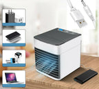 Portable Air Cooler with Fan and Water Reservoir - USB Powered