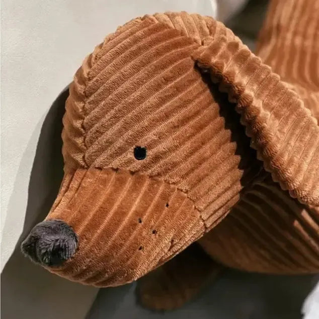 Charming Dachshund Plush Cushion - Cozy Decor for Your Home