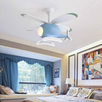 Helicopter Style Ceiling Light Fixture with Four Blades