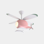 Helicopter Style Ceiling Light Fixture with Four Blades