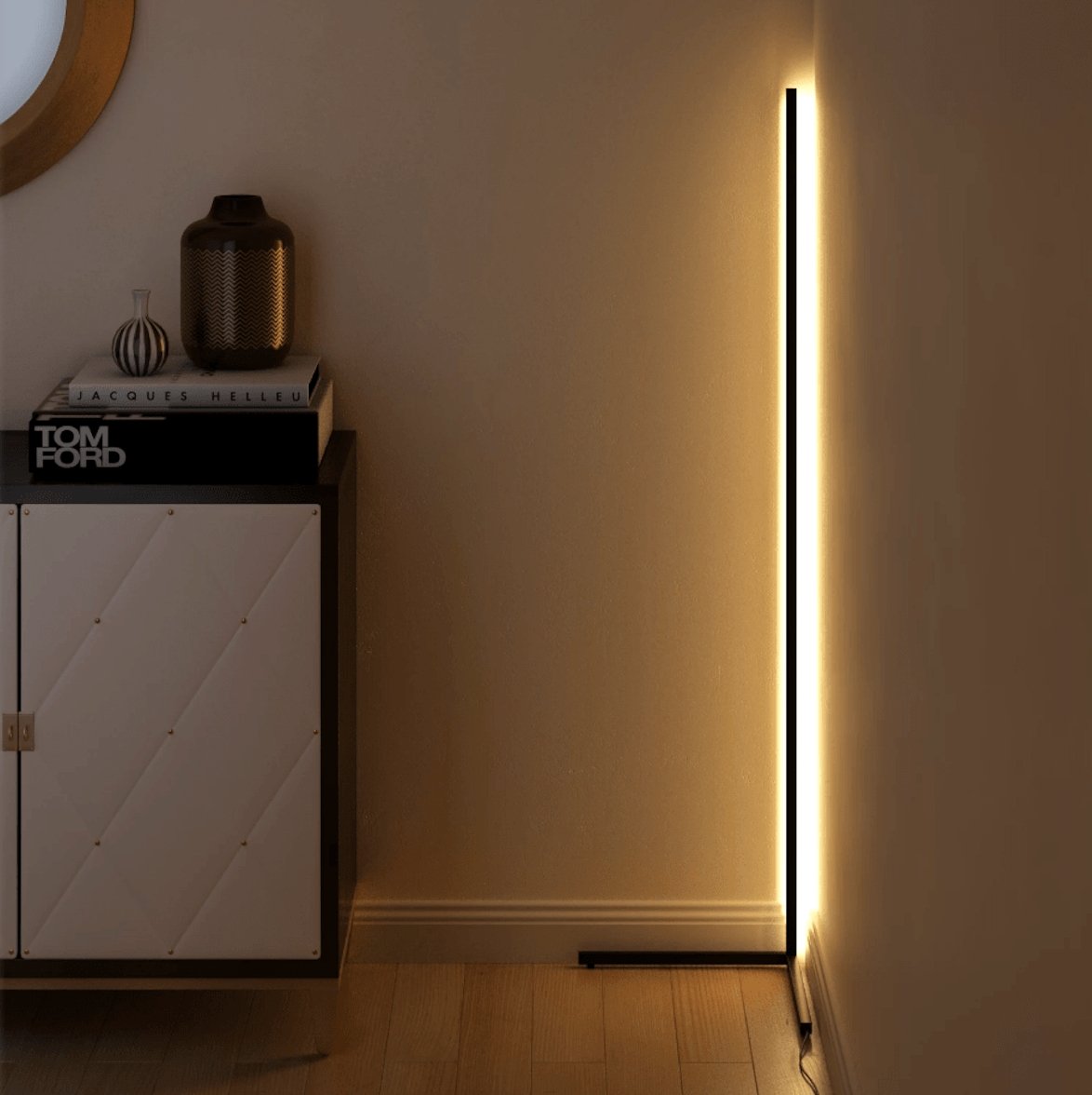 Contemporary RGB Floor Lamp for Versatile Living Room Decoration
