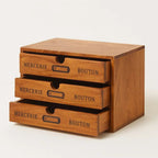 Rustic Charm Wooden Organizer with Versatile Drawers