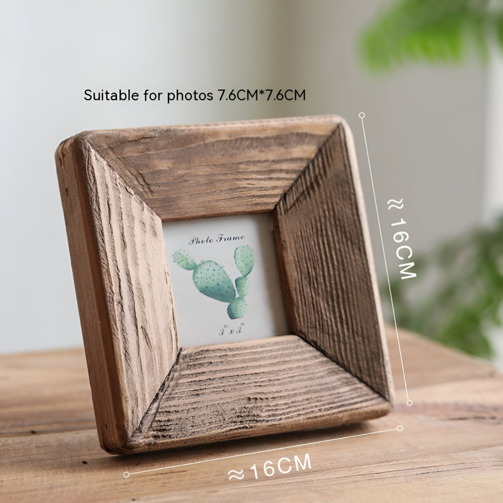 Rustic Solid Wood Picture Frames - Heritage Style Decor