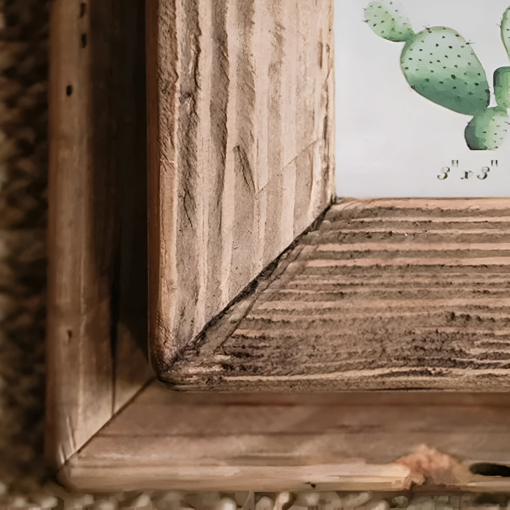 Rustic Solid Wood Picture Frames - Heritage Style Decor