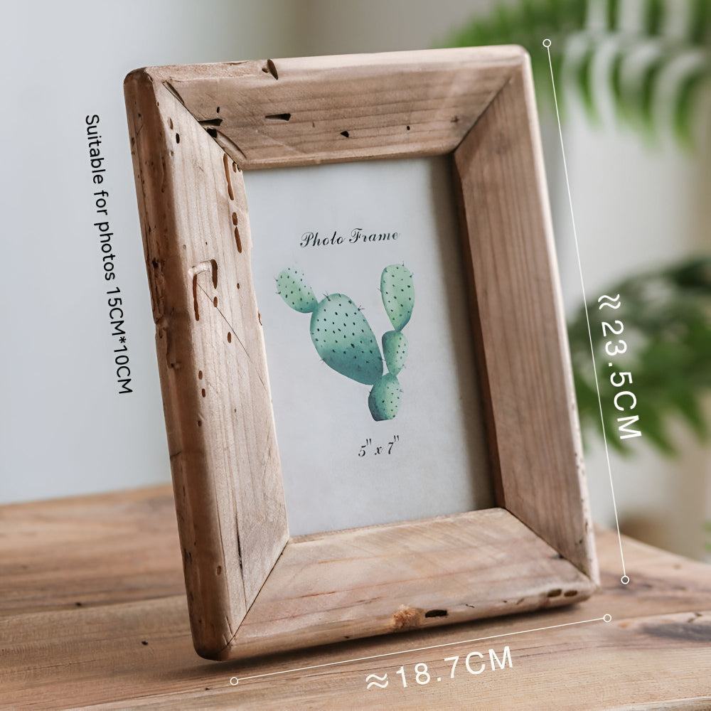 Rustic Solid Wood Picture Frames - Heritage Style Decor