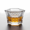 Luxe Prism Hex Glassware for Elevated Drinking