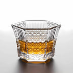 Luxe Prism Hex Glassware for Elevated Drinking