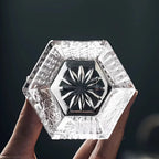 Luxe Prism Hex Glassware for Elevated Drinking