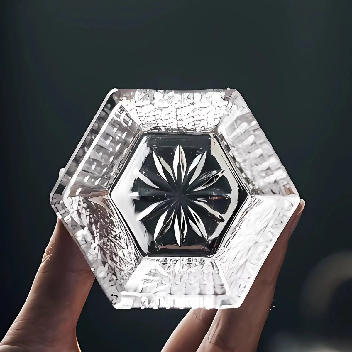 Luxe Prism Hex Glassware for Elevated Drinking