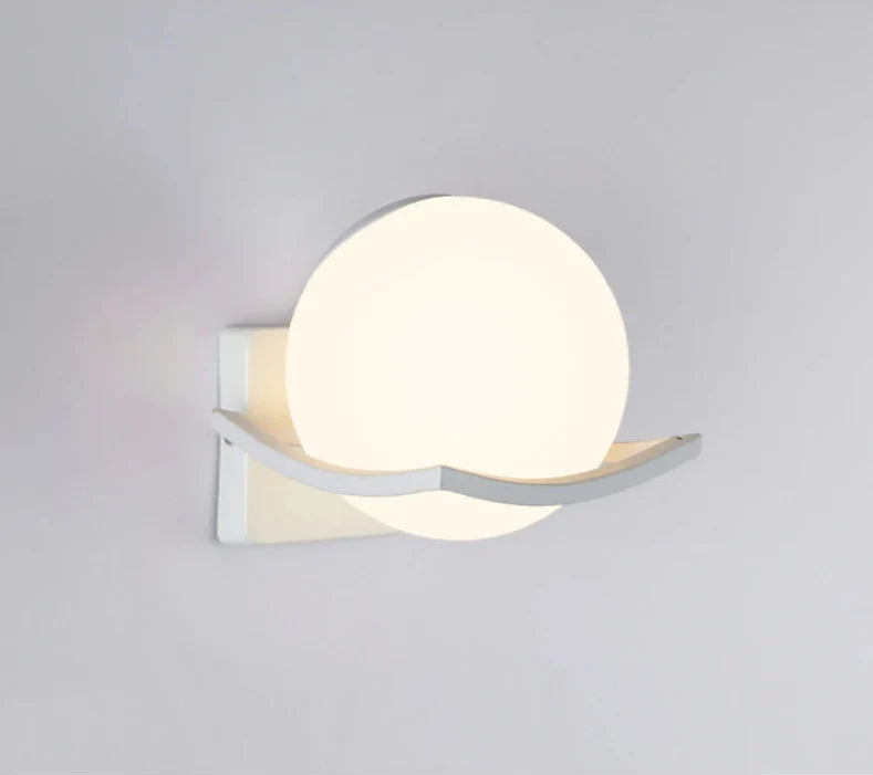 Contemporary Glass Globe Wall Sconce - European Design
