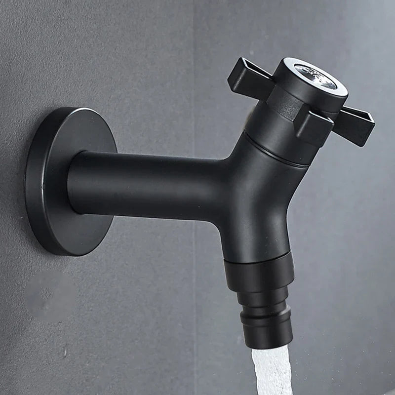 Wall-Mounted Faucet - Contemporary Design - Space-Saving Solution