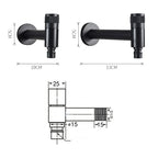 Wall-Mounted Faucet - Contemporary Design - Space-Saving Solution