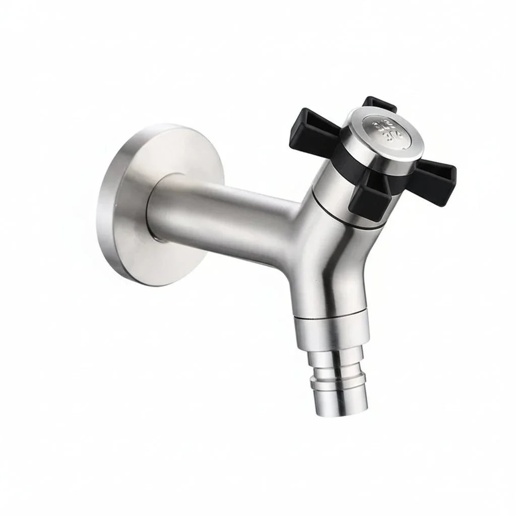 Wall-Mounted Faucet - Contemporary Design - Space-Saving Solution