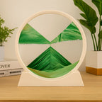 Tabletop Sculpture with Moving Sand Art for Home Decoration