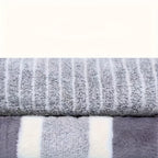 Set of 8 Quick-Dry Bath Towels in Soft Coral Fleece
