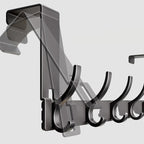 Wall-Mounted Coat Hook Rack for Over-Door Storage