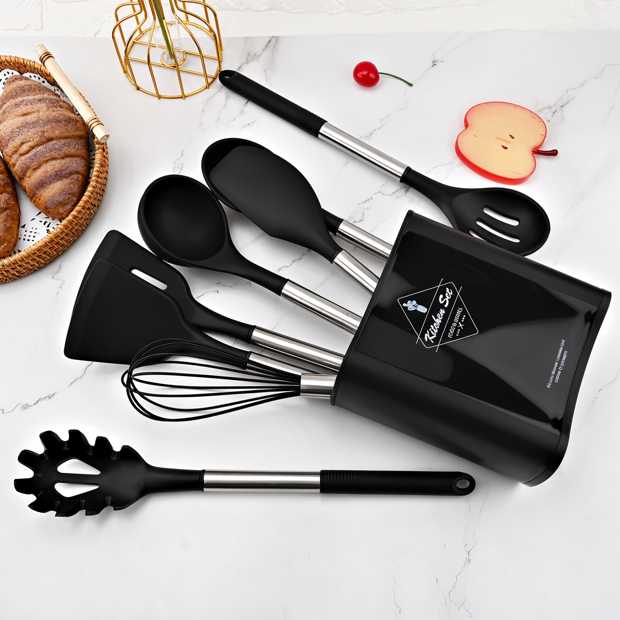Complete Cooking Utensils Set – Silicone Kitchen Tools