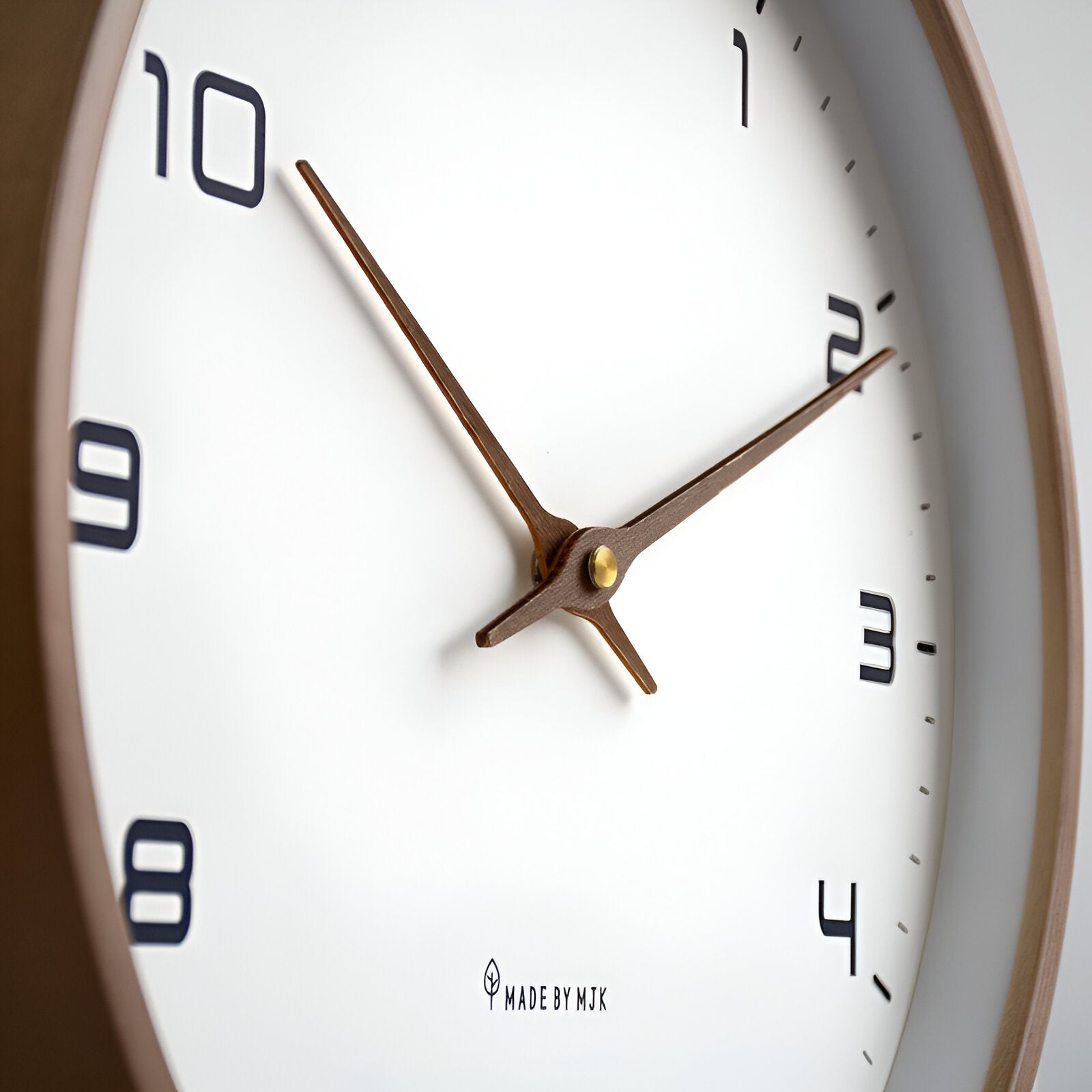 Minimalist Wooden Frame Wall Clock – Nordic Style Design