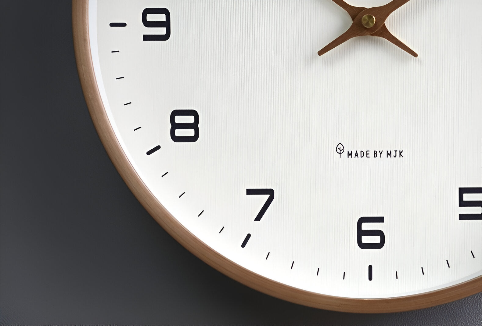 Minimalist Wooden Frame Wall Clock – Nordic Style Design