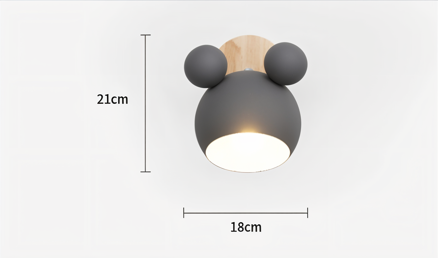 Modern Wall Lamp with Playful Design – FlashMouse Style