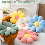 Floral-Shaped Decorative Pillow - Plush Comfort Cushion