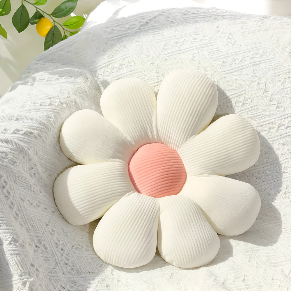 Floral-Shaped Decorative Pillow - Plush Comfort Cushion