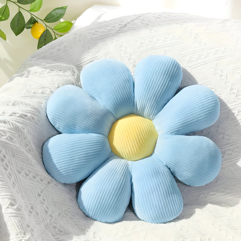 Floral-Shaped Decorative Pillow - Plush Comfort Cushion