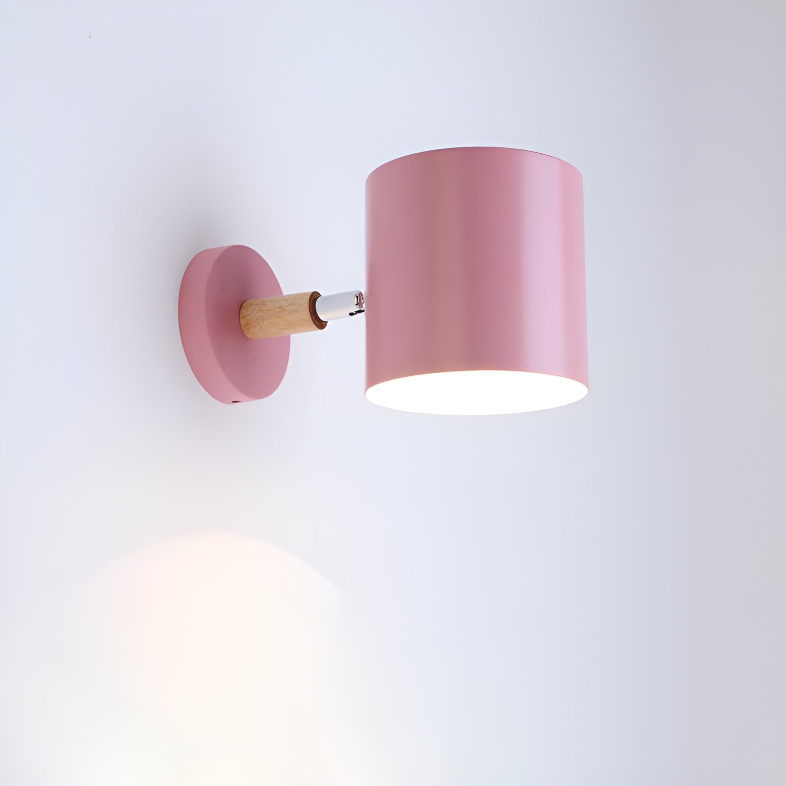 Scandinavian Style Adjustable Wall Light – Pastel Color Design