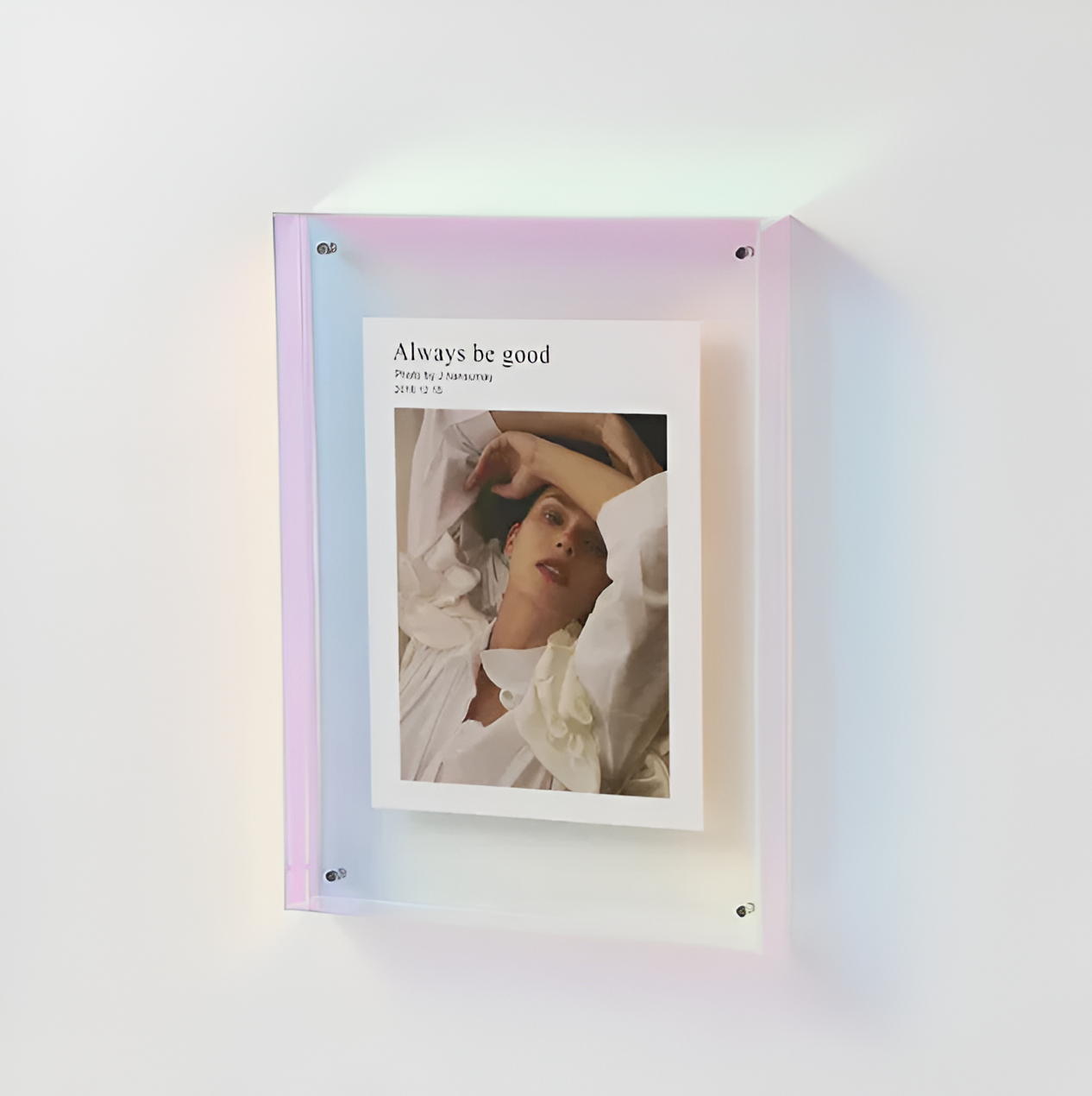 Contemporary Minimalist Acrylic Frame for Photos