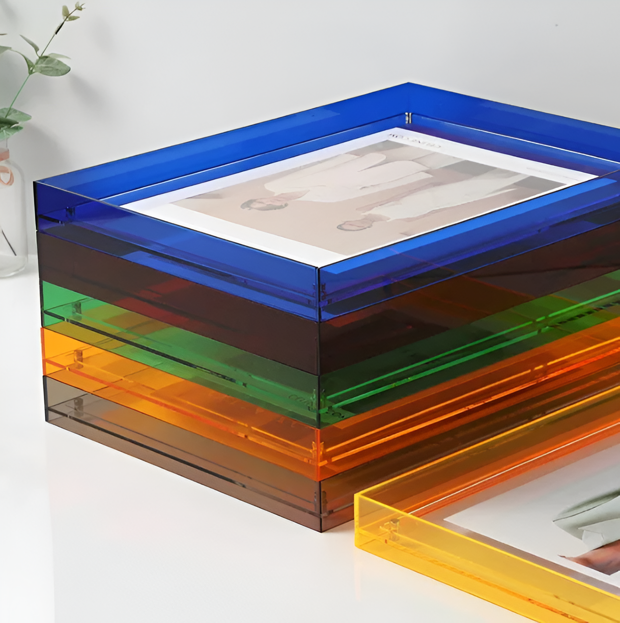 Contemporary Minimalist Acrylic Frame for Photos