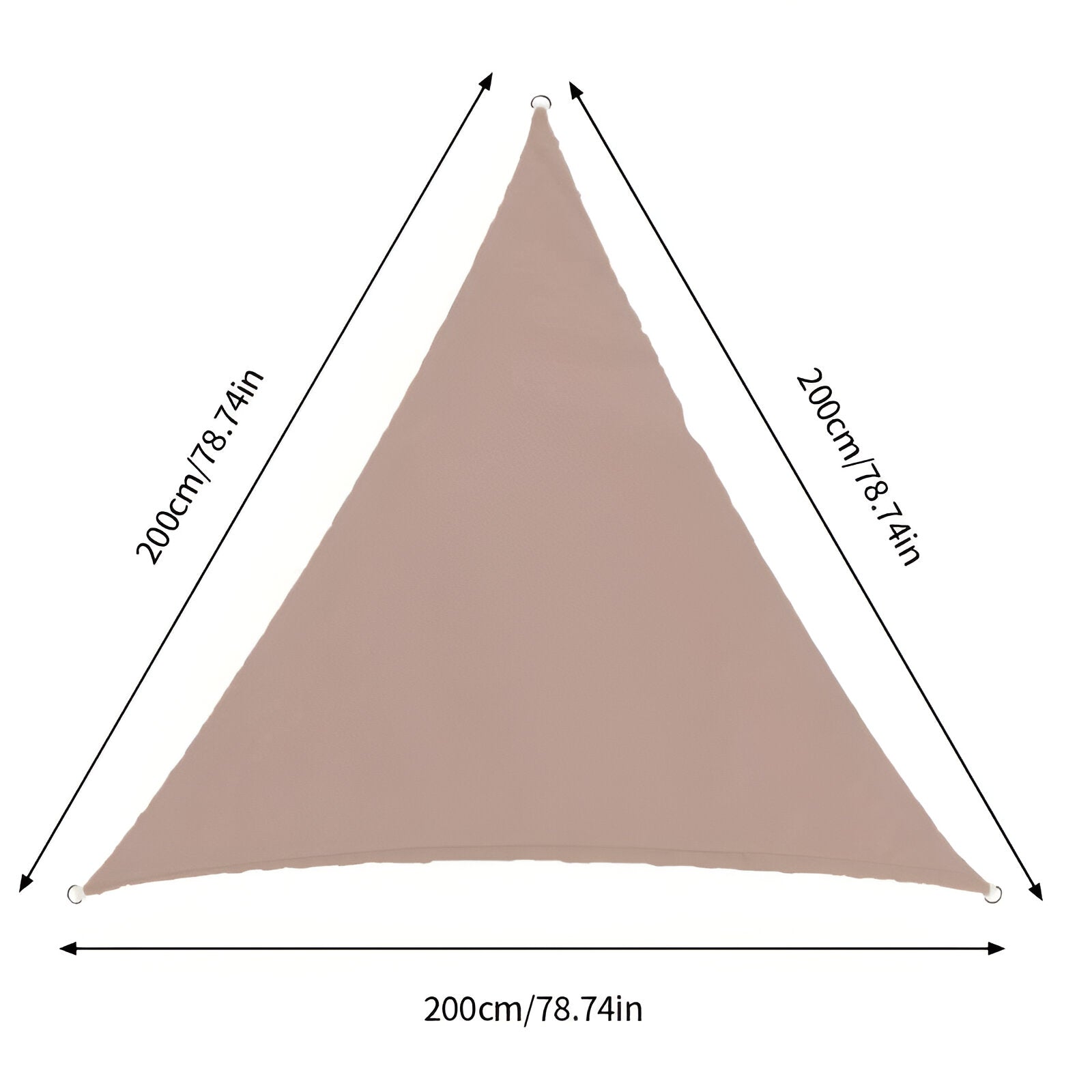Waterproof Triangle Shade Sail with UV Protection – TriBlocker Design
