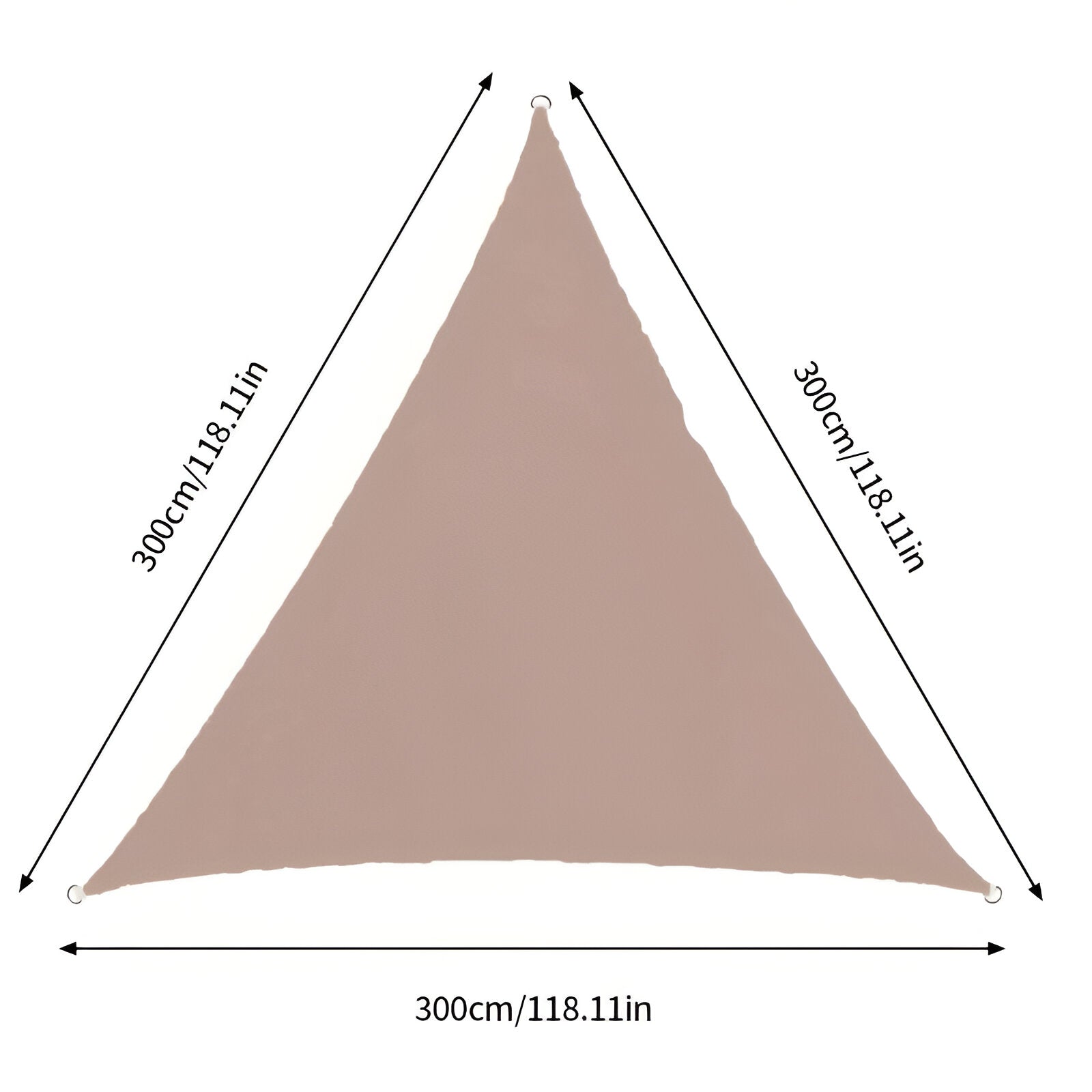 Waterproof Triangle Shade Sail with UV Protection – TriBlocker Design