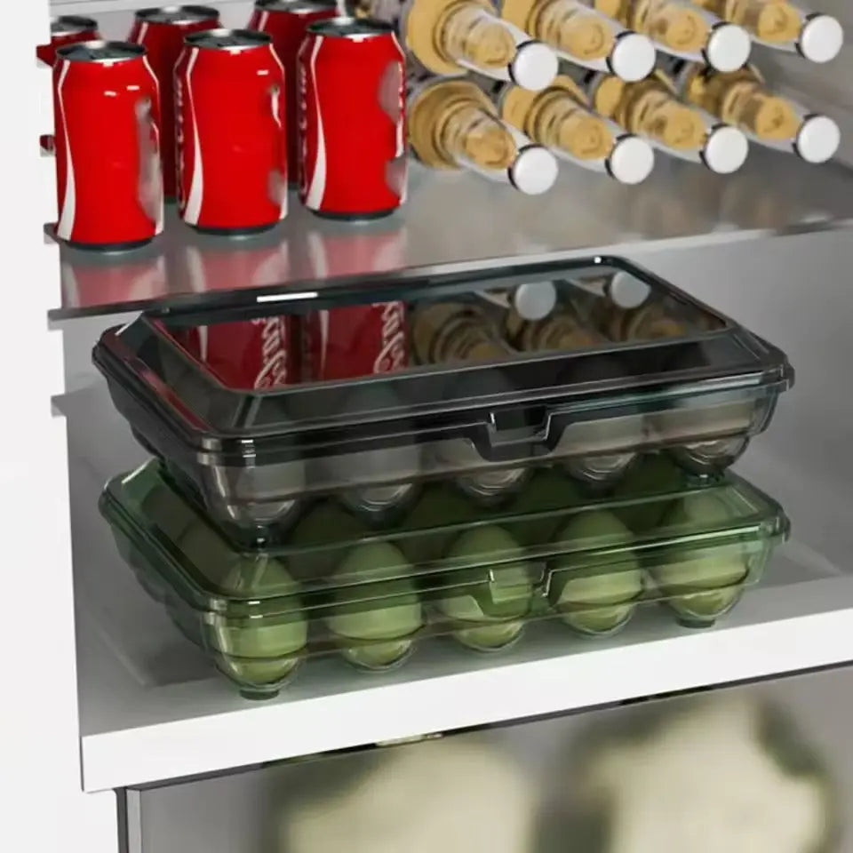 Chic Stackable Egg Holder for Organized Refrigeration