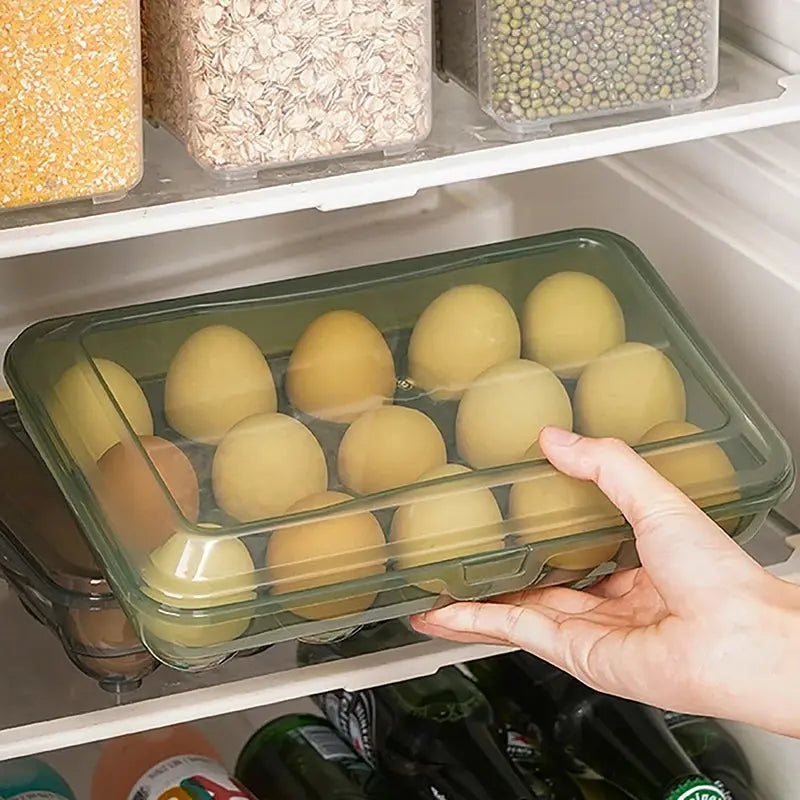 Chic Stackable Egg Holder for Organized Refrigeration