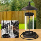 360-Degree Perch Metal Bird Feeder for Simple Refilling and Cleaning