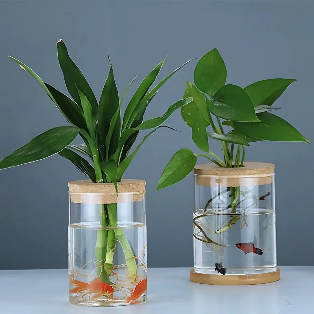Crystal Clear Hydroponic Display Vase