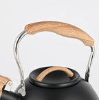 Elegant Stainless Steel Tea Kettle with Whistle