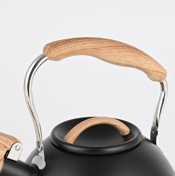 Elegant Stainless Steel Tea Kettle with Whistle