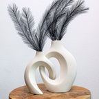 Intertwined Ceramic Vase for Flowers
