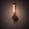 Indoor LED Sconce Light - Modern Metal and Acrylic Wall Fixture