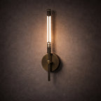 Indoor LED Sconce Light - Modern Metal and Acrylic Wall Fixture