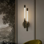Indoor LED Sconce Light - Modern Metal and Acrylic Wall Fixture