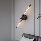 Indoor LED Sconce Light - Modern Metal and Acrylic Wall Fixture