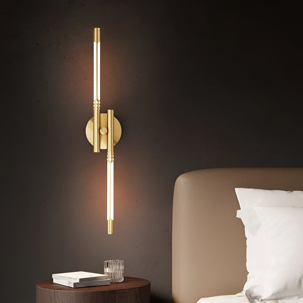 Indoor LED Sconce Light - Modern Metal and Acrylic Wall Fixture