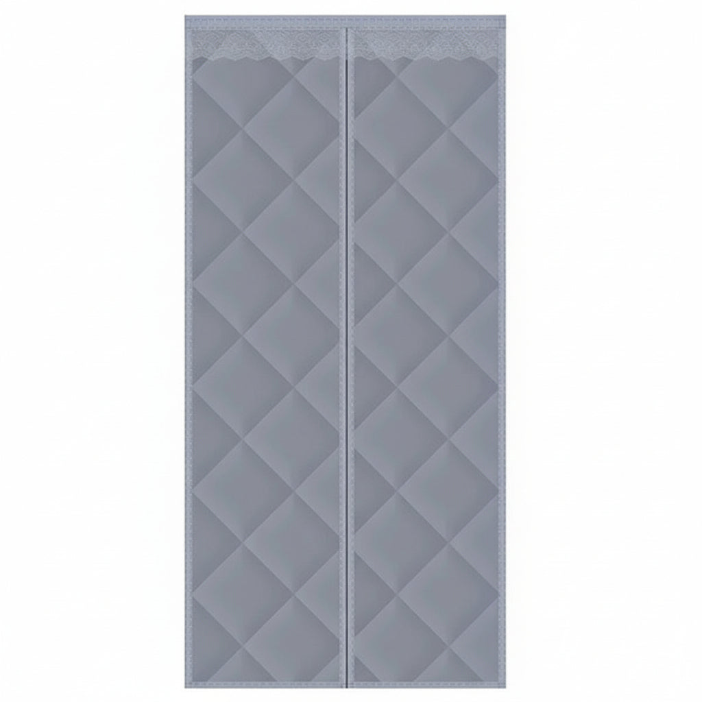 Insulated Magnetic Door Curtain – Thermal Draft Blocker Cover