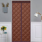 Insulated Magnetic Door Curtain – Thermal Draft Blocker Cover