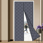 Insulated Magnetic Door Curtain – Thermal Draft Blocker Cover