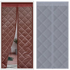 Insulated Magnetic Door Curtain – Thermal Draft Blocker Cover