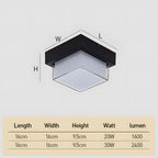 Flush Mount Outdoor Ceiling Light – Waterproof IP68 LED Fixture