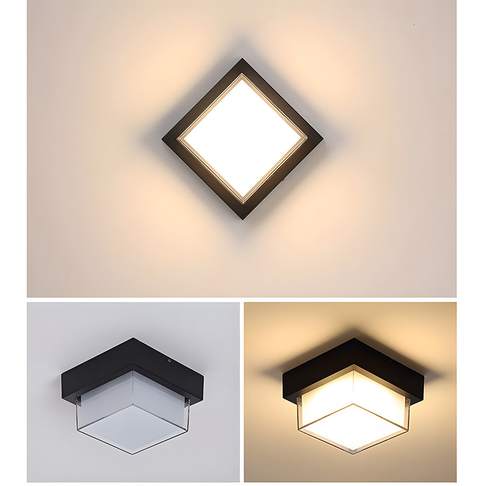 Flush Mount Outdoor Ceiling Light – Waterproof IP68 LED Fixture